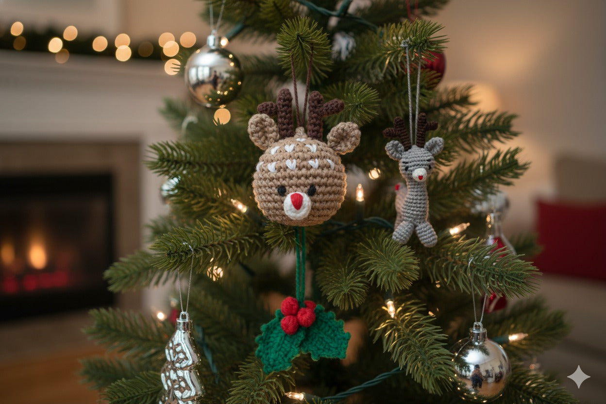 Hand-Knitted Ornaments - Ethically Crafted, Naturally Beautiful