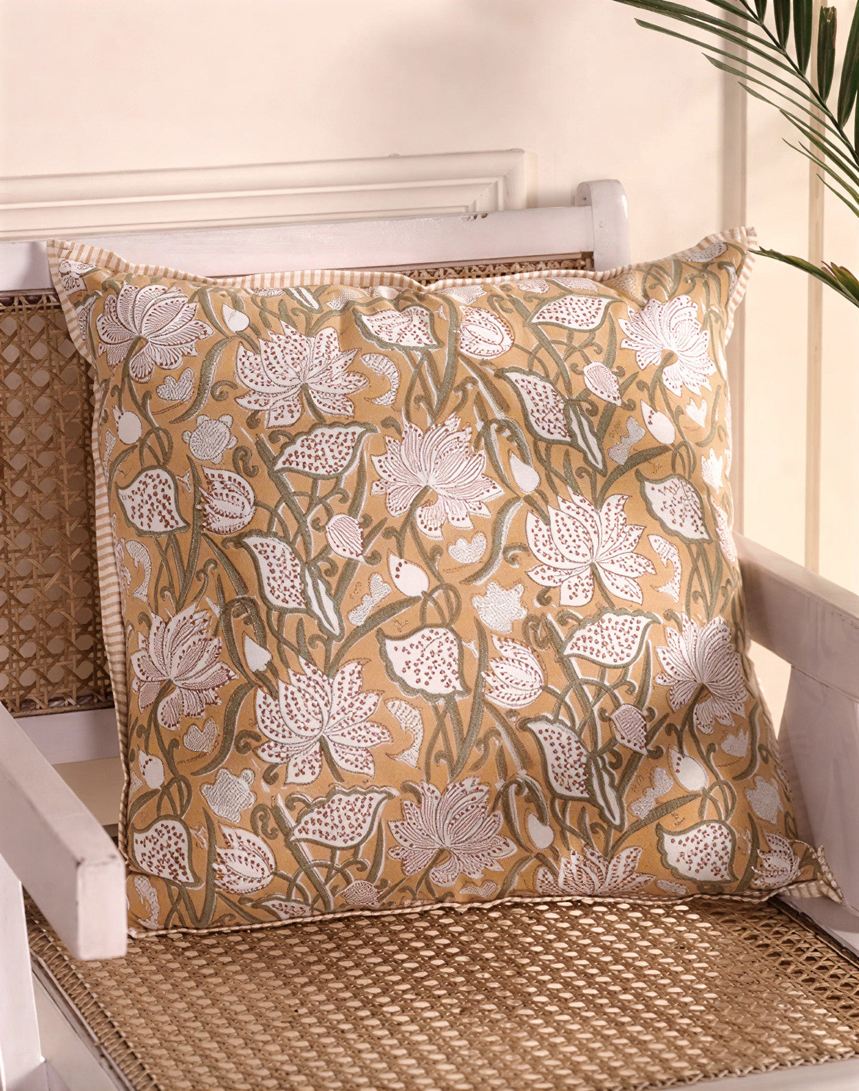Marigold Verandah Cushion Cover — Fernleigh Garden